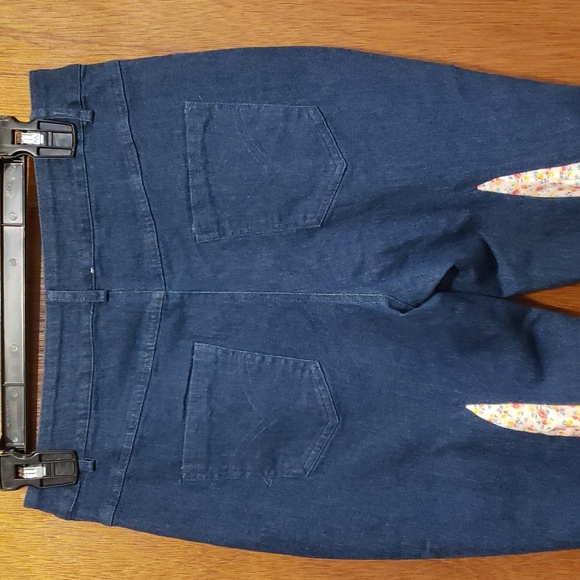 Bibi Floral Flare Women Jeans - Picture 8 of 11